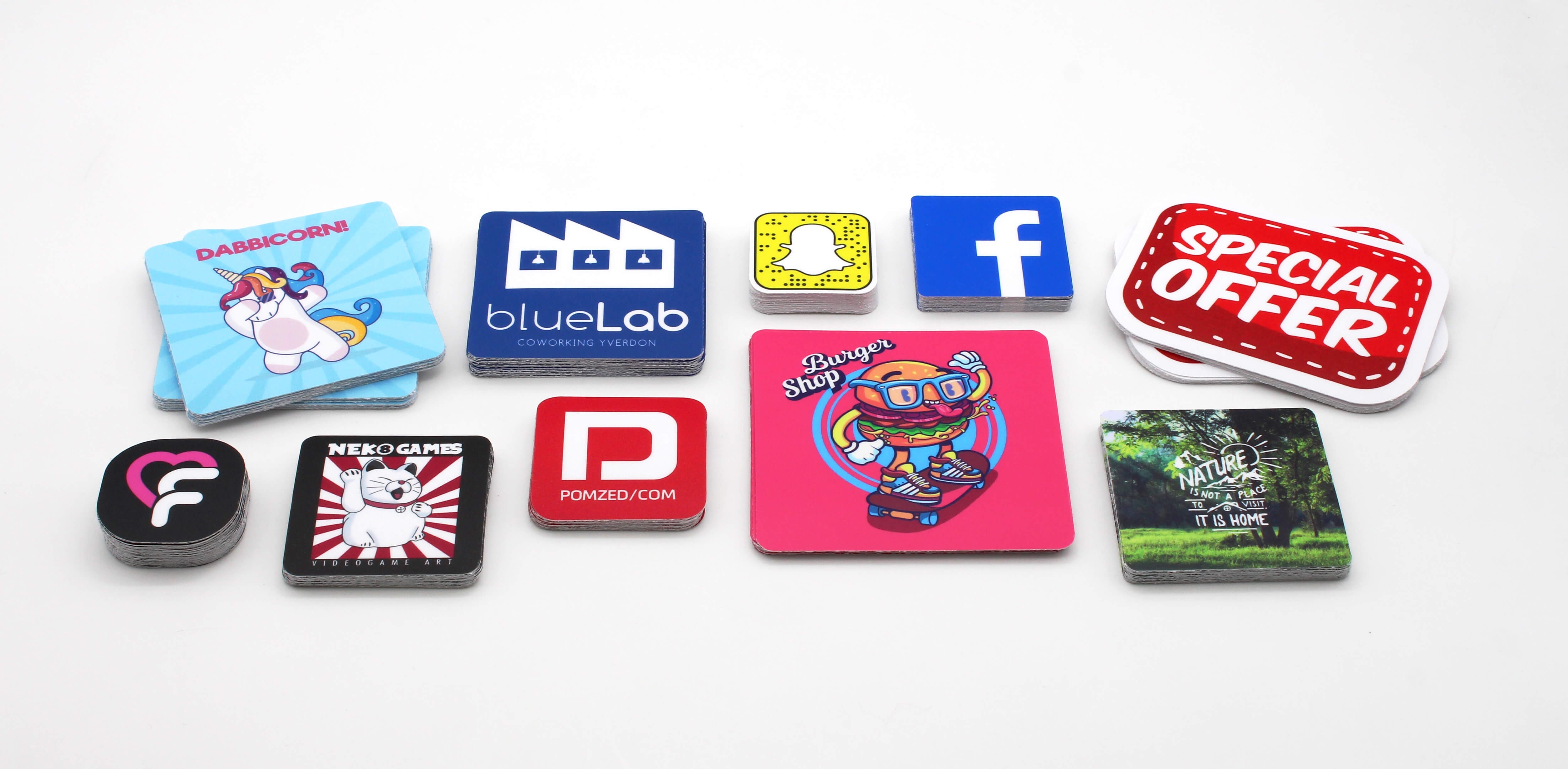 Custom Rounded Corners Stickers