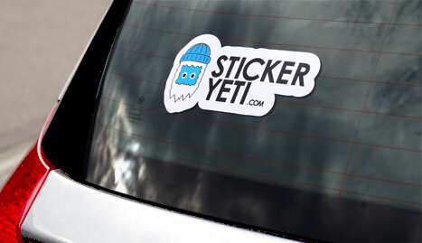 StickerYeti print custom stickers for your car